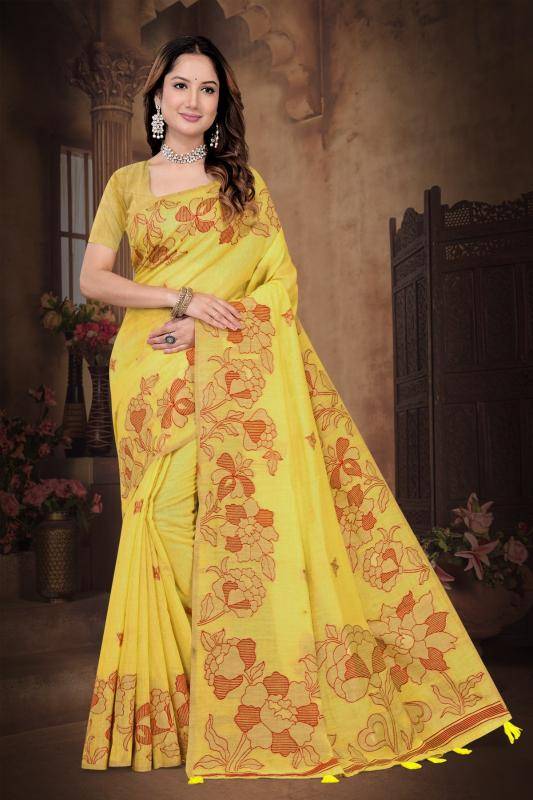 Tulsi WEC-1002 cotton Designer sarees wholesale
